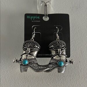 Silver and Turquoise Earrings